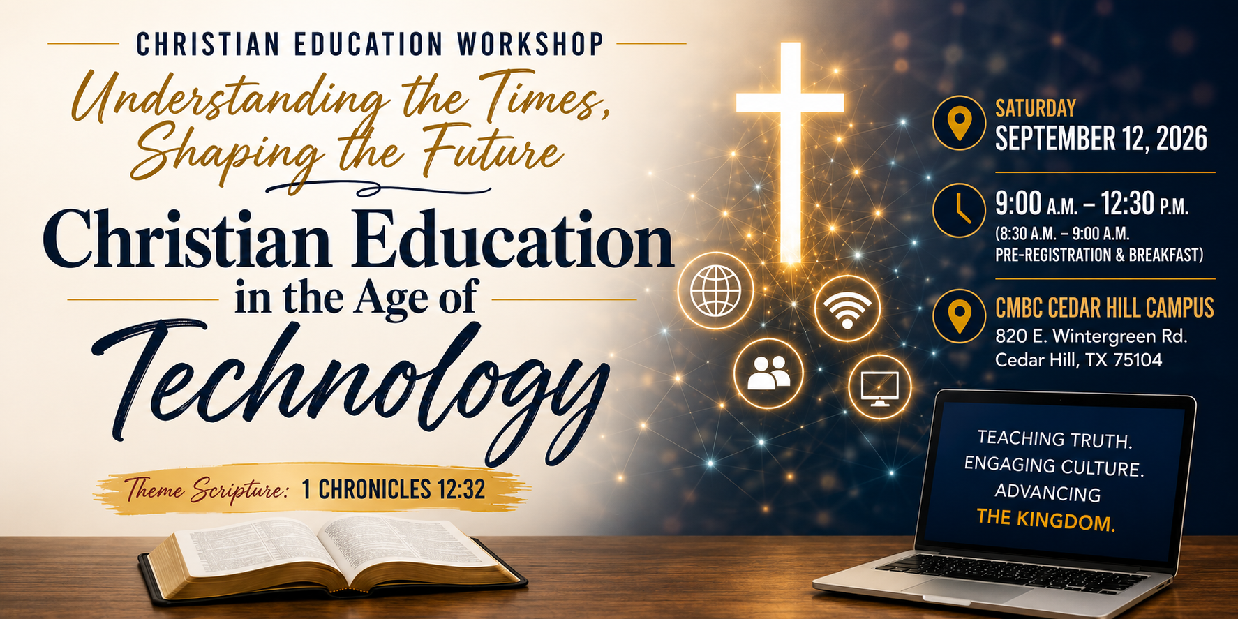Christian Education Workshop — Understanding the Times, Shaping the Future: Christian Education in the Age of Technology